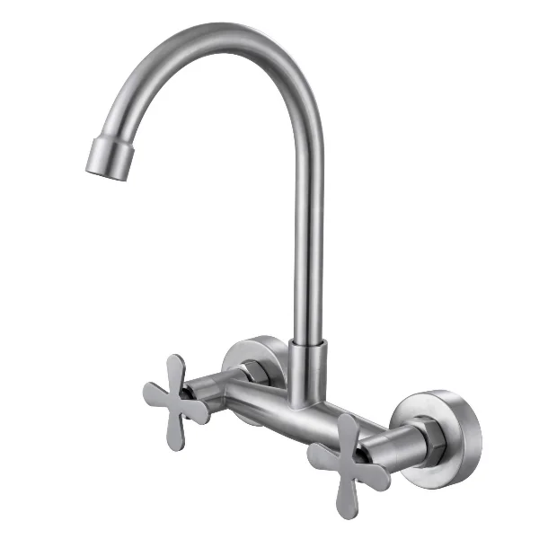 Смеситель для кухни Fmark FS8513 вентильный, сатин