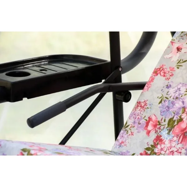 Качели садовые Турин Премиум FLOWER 3-х местные 