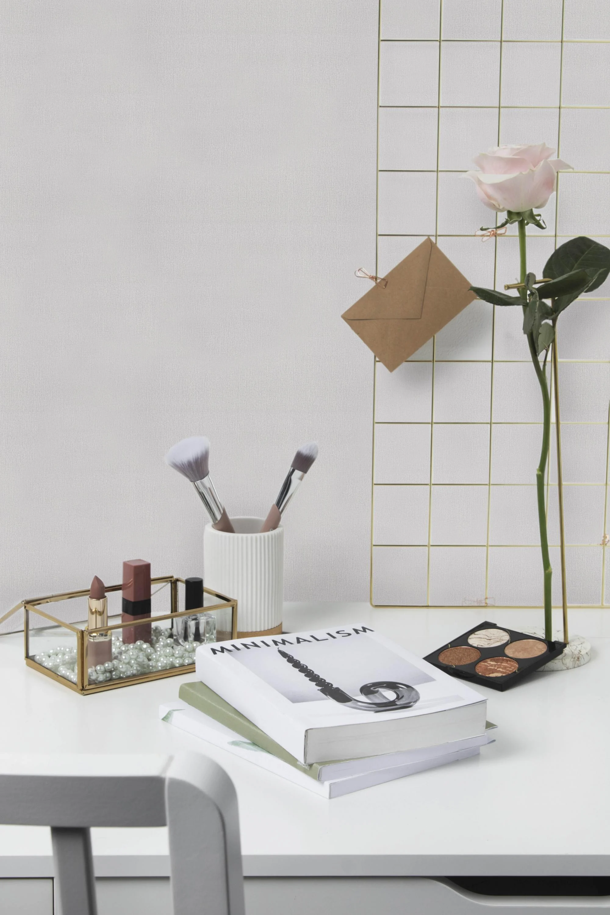 Обои МОФ Иоланта виниловые на флизелиновой основе 1,06*10,05 м, сер-сизый фон 4299-6 (6)