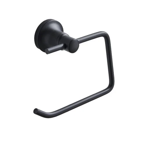 Держатель для туалетной бумаги настенный Potato P1803-2BL, черный матовый