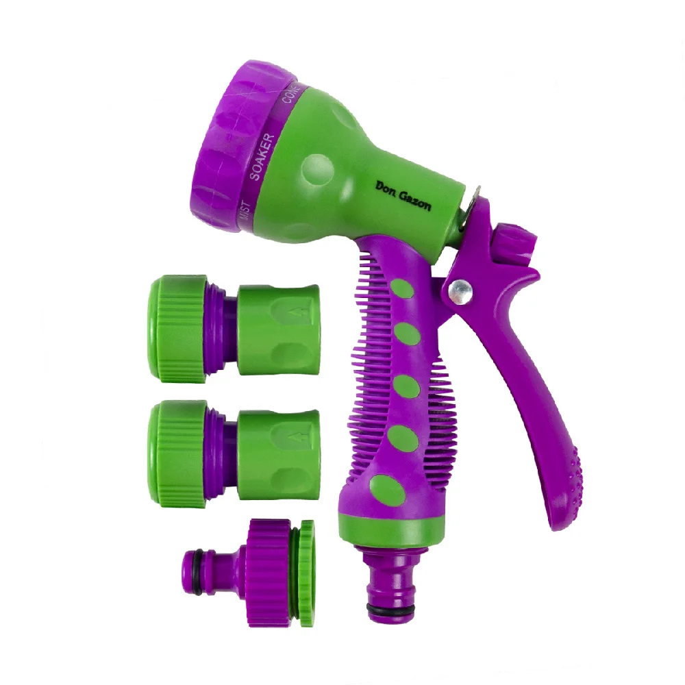 Набор для полива Don Gazon 096-5817, 3/4", пистолет 8 функций, 4 предмета