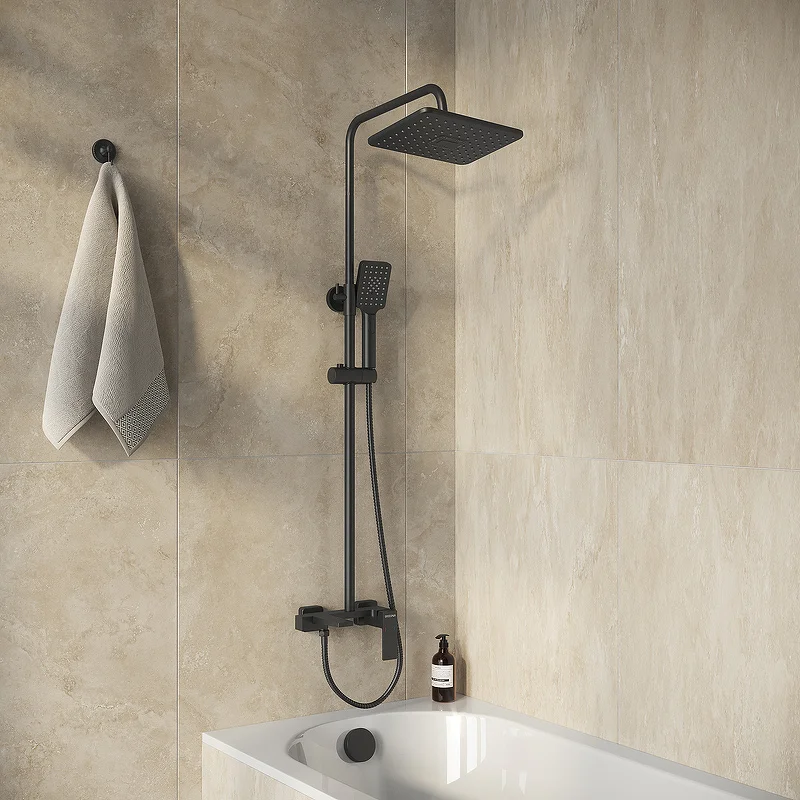 Душевая стойка Grossman Style 500 K35 05 210 черный матовый