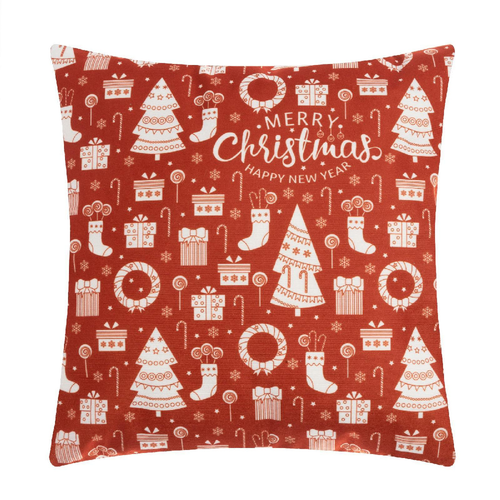 Чехол на подушку 40*40см Этель Merry Christmas 100% п/э