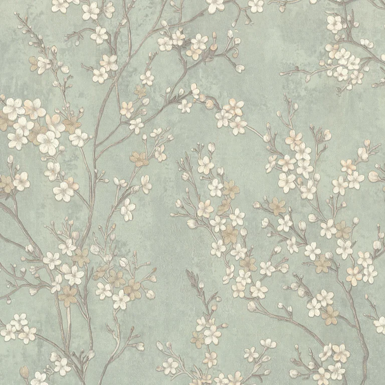 Обои Евро Декор Shiba виниловые на флизелиновой основе 1,06*10,05 м, зеленый 7218-04 (6)