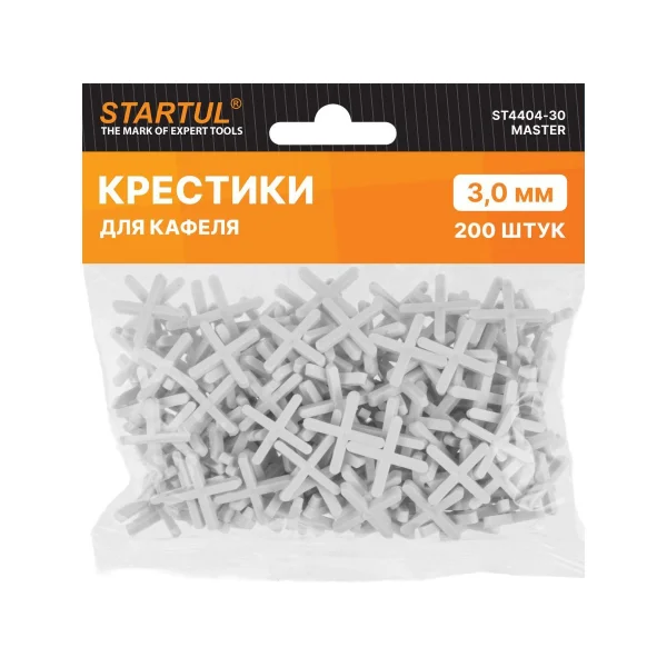 Крестики для плитки 3мм 200шт STARTUL Master